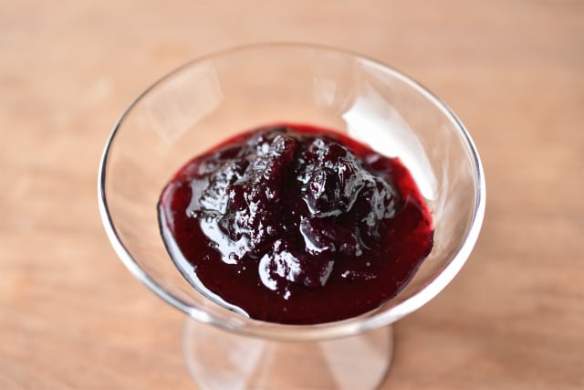 ブルーベリーとシナモンのコンフィチュール