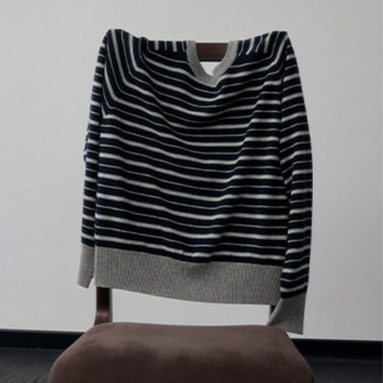 Striped Oversized pullover T0729