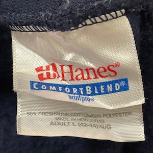 【Hanes】90s ワンポイント バックプリント プルオーバー パーカー サイズL  アメリカ古着