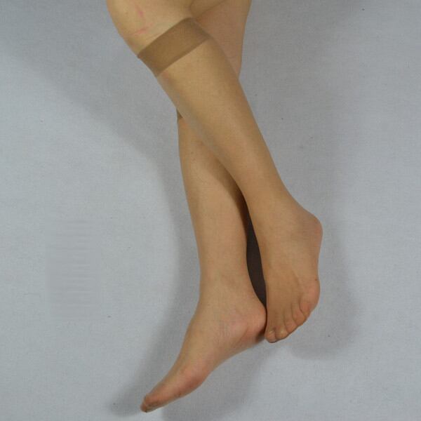 膝下ストッキング 夏にも冬にも最適! ベージュ