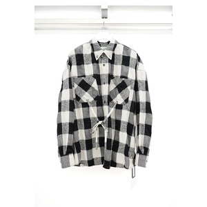 [Nomàt] (ノマット) 24AW N-B-06 Tie Shirt（Block-Checked）