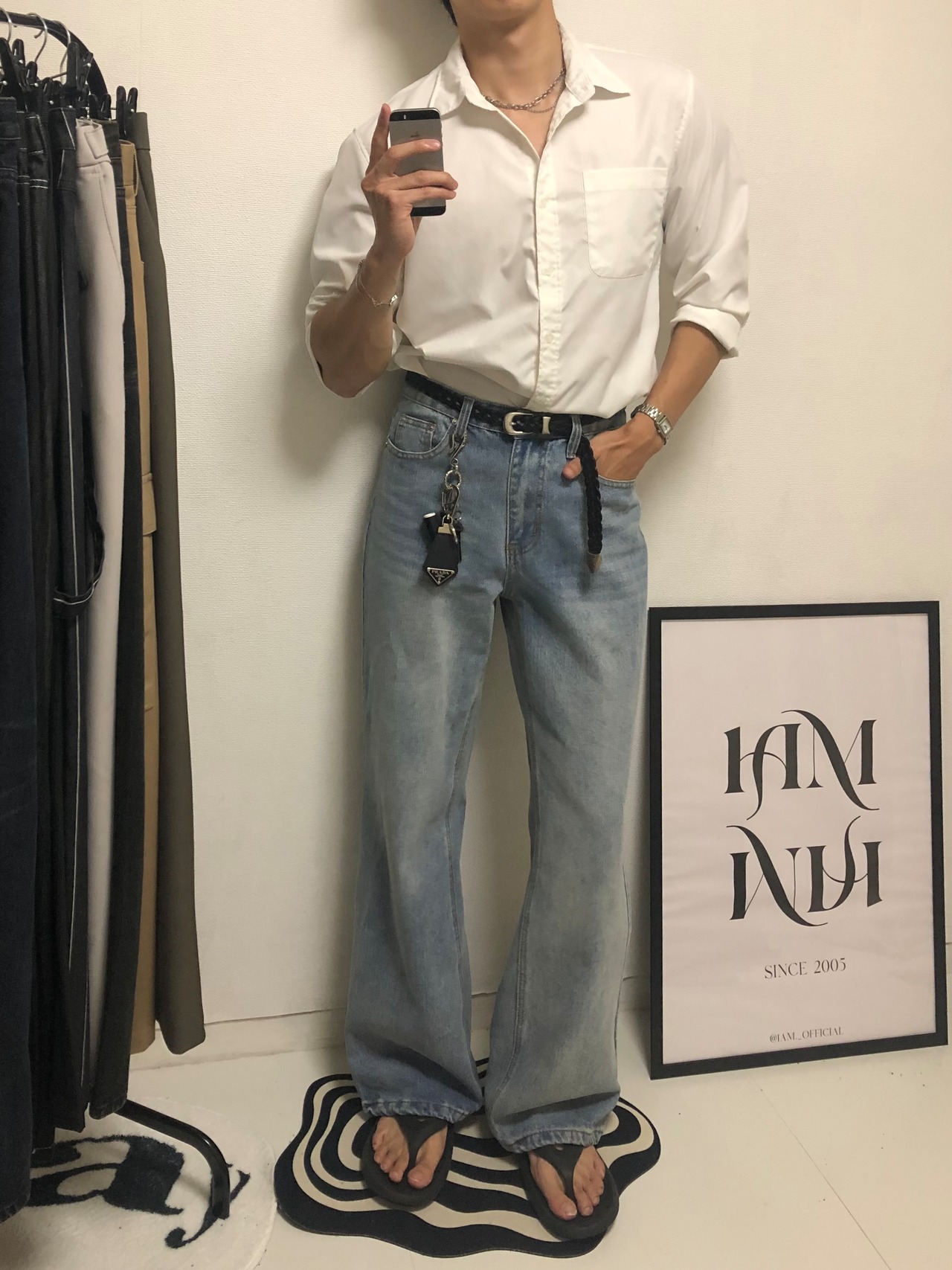 Relaxed Boots-cut Denim [Light Blue] - 17