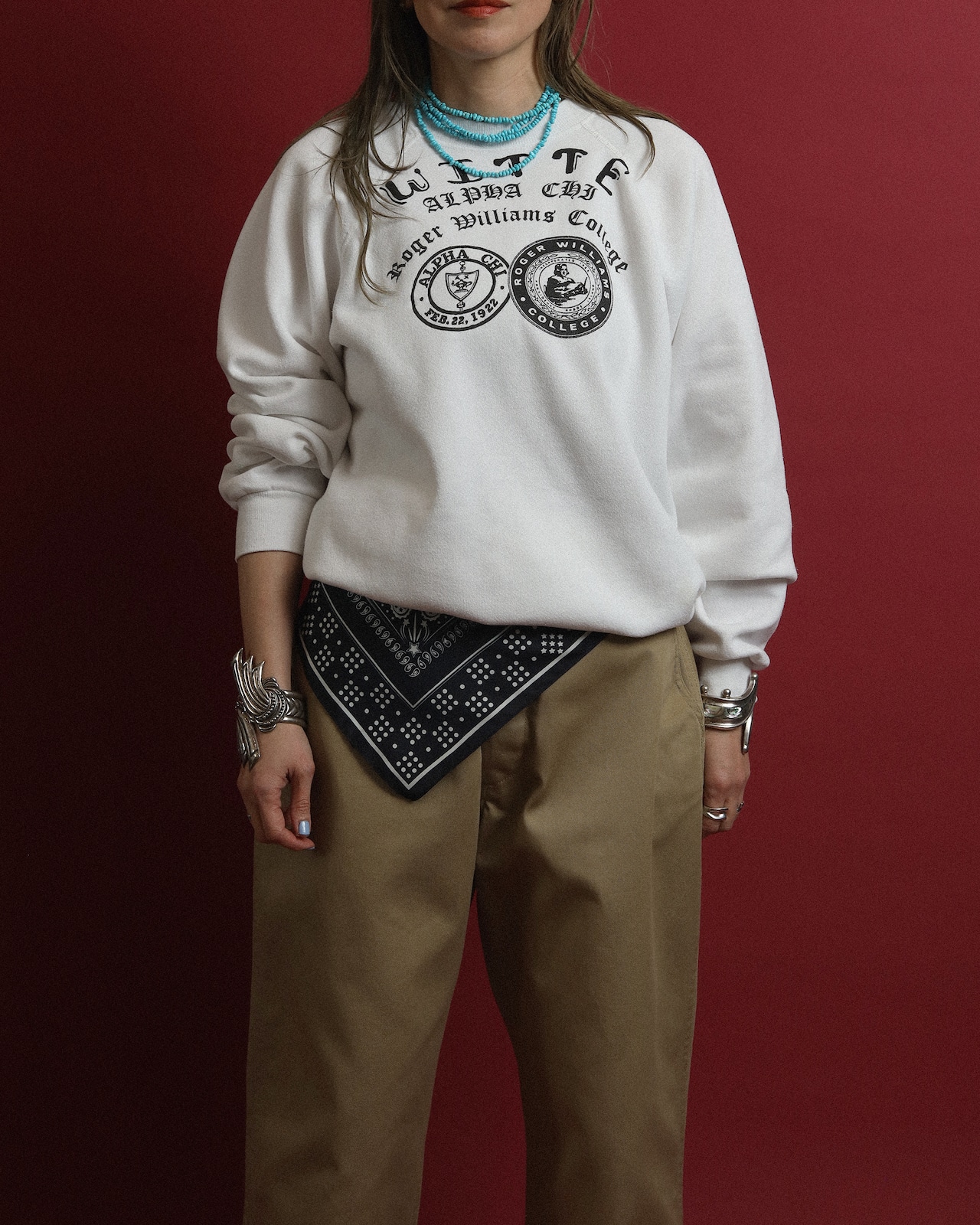 1980's Alpha Chi / Sweat Shirt