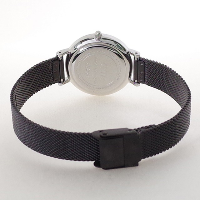 ダニエルウェリントン 腕時計 PETITE ASHFIELD 28 シルバー DW00100246 ブラック