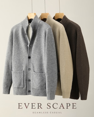 ボタンフロント ニットカーディガン 3色 A0021