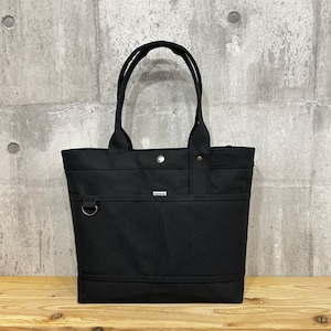 Bi Color Tote "L" / 内ポケット×5付 【ブラック】