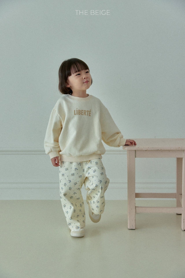 【予約】the beige Printed Straight Pants