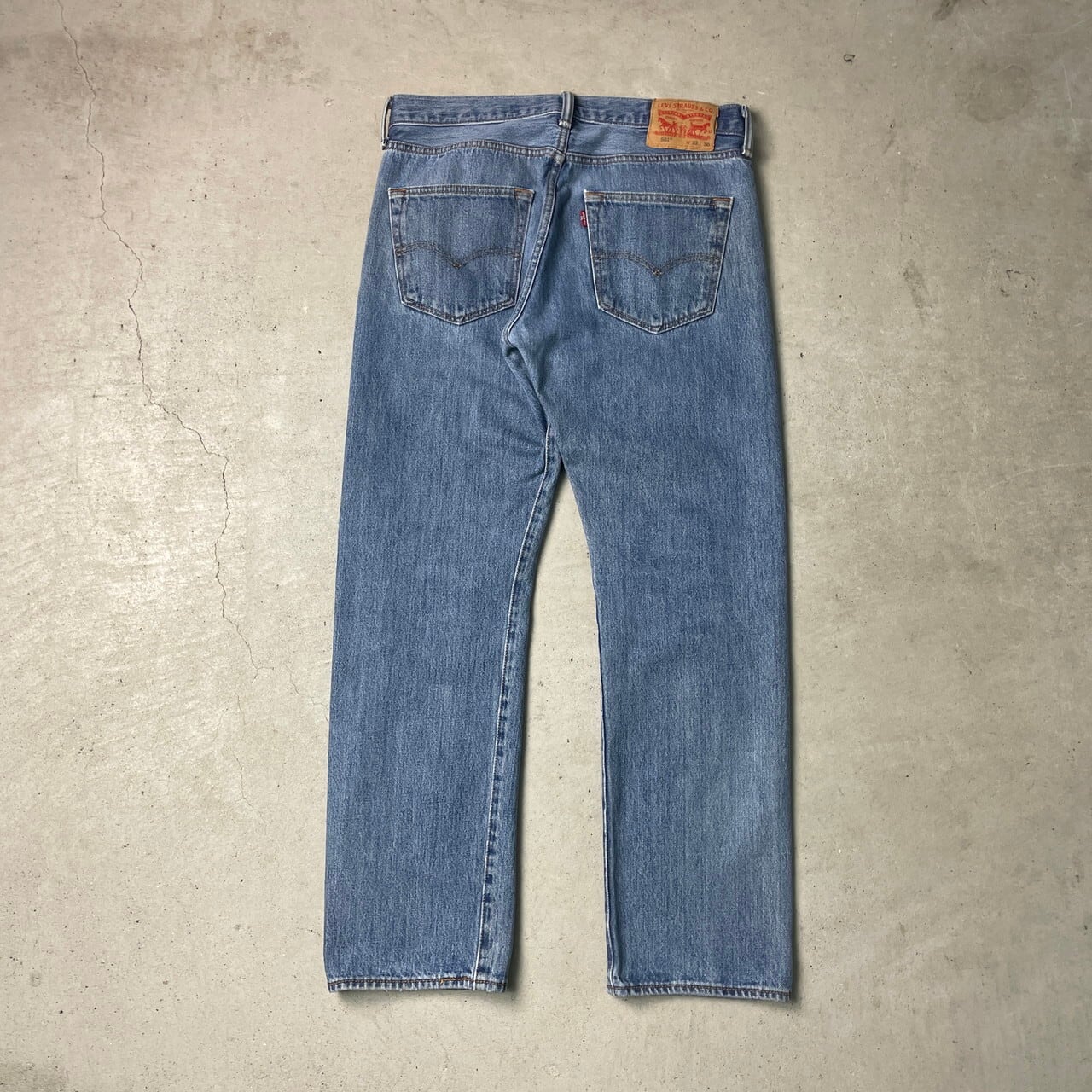 未使用　W32 L32 リーバイス　501 ジーンズ　ストレート　ビックE 紺 Levi's リーバイス 501 デニムパンツ ストレート メンズW32 古着