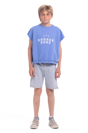 piupiuchick / "garage band" sleeveless sweatshirt / Kids