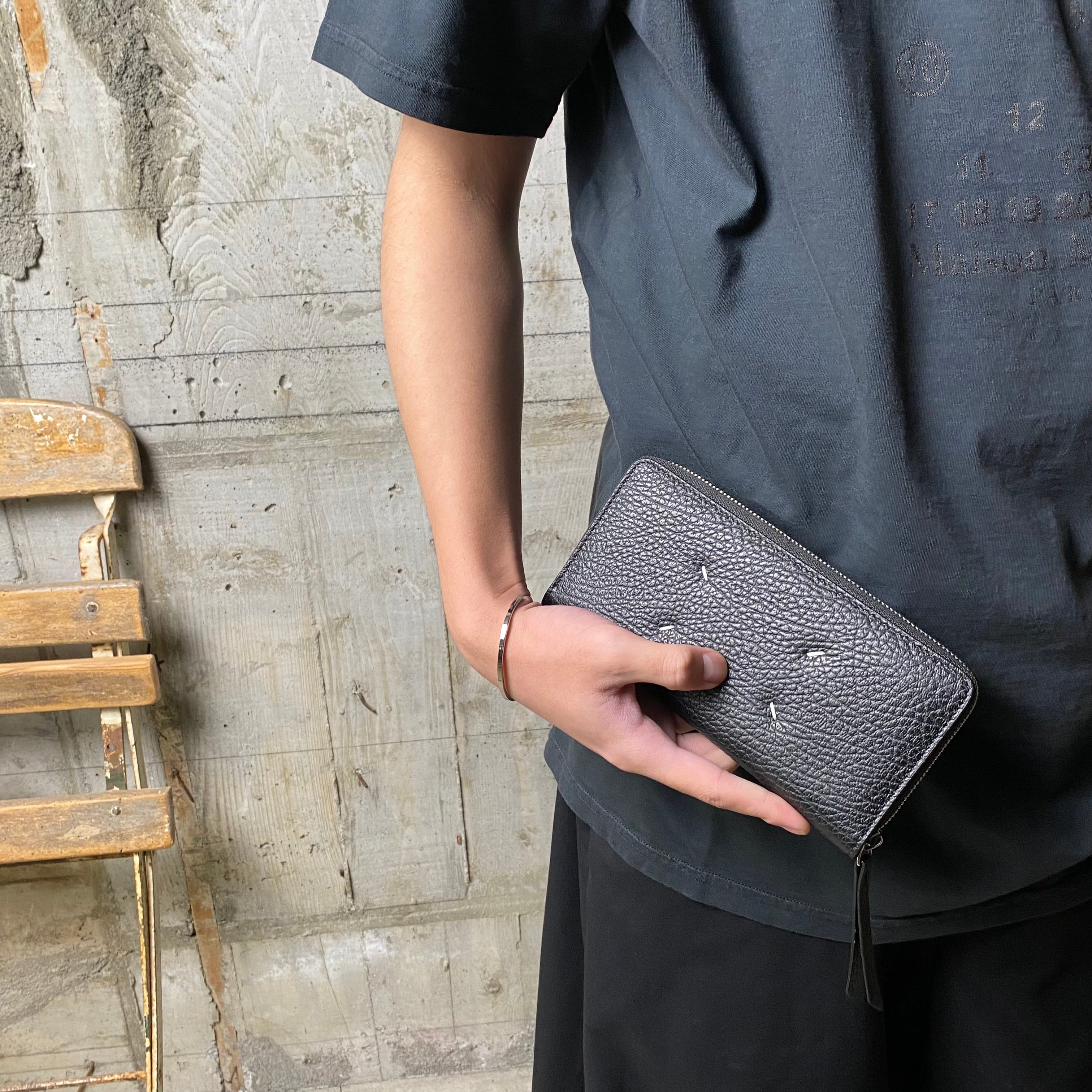 Maison Margiela leather zip wallet102cm×92cmcolor