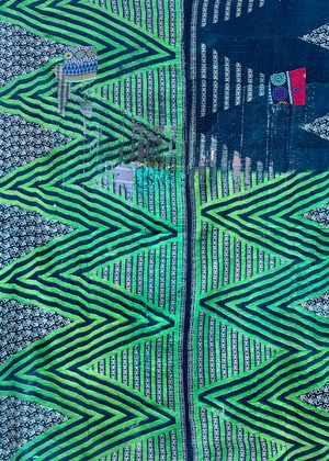 VINTAGE KANTHA QUILT_012
