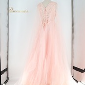 パーティドレス ワンピース ドレス カラードレス ピンク系 イチオク ICHIOKU 発表会 演奏会 パーティ レース フリル 明るい ビーズ チュール 発表会ドレス フォーマルドレス 結婚式 ワンピースドレス 演奏会用ドレス パーティー用ドレス チュールドレス ドレス女性用 エレガントドレス レディースドレス