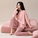 2025 春 夏 パジャマ ルームウェア セットアップ チェック柄 長袖 可愛い ロングパンツ 上下セット 部屋着 レディースファッション