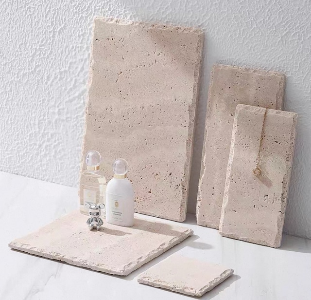 【6set】6size stone display plate6サイズのストーン ディスプレイプレートセット