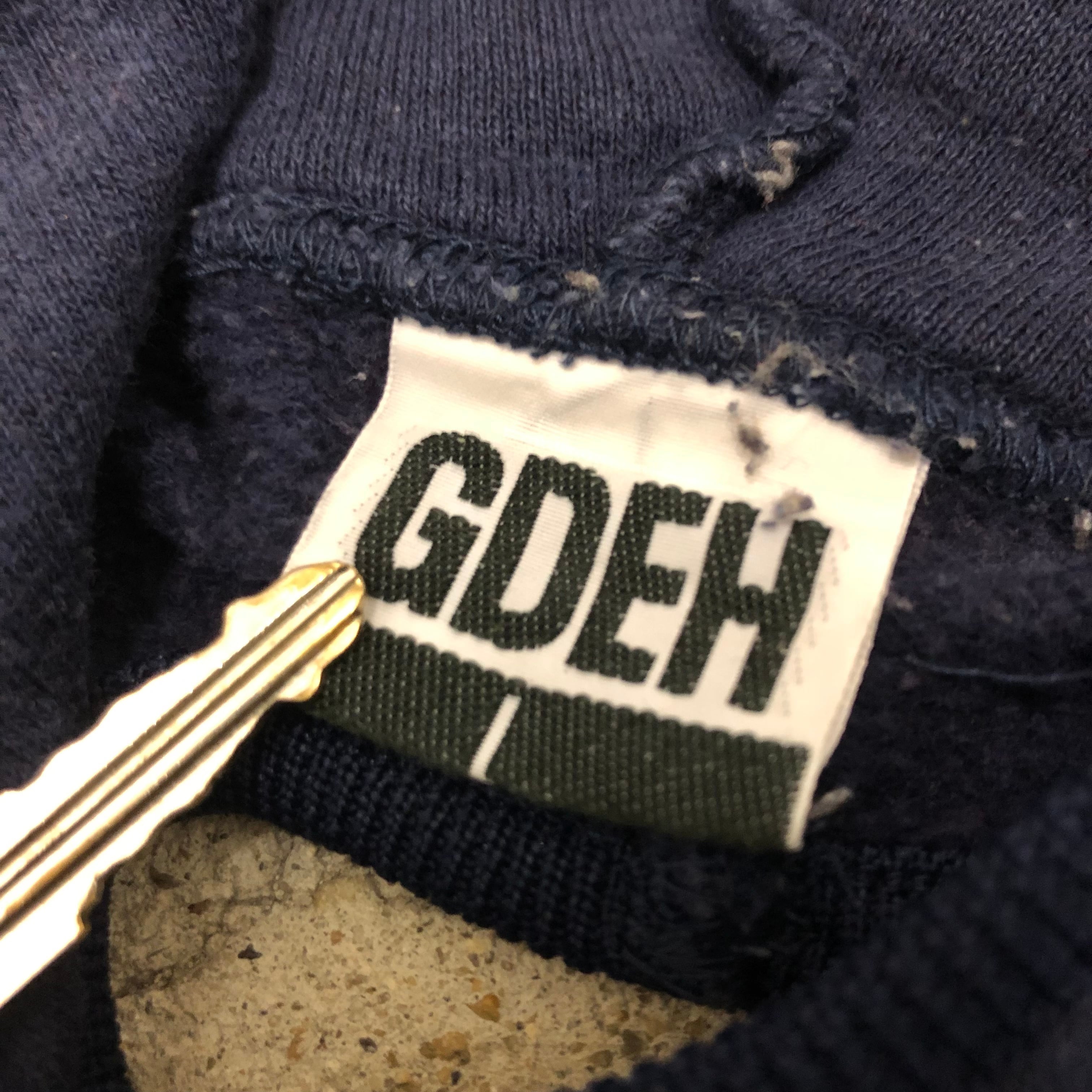 00s GOODENOUGH/Logo print ventilation hoodie/L/ベンチレーション