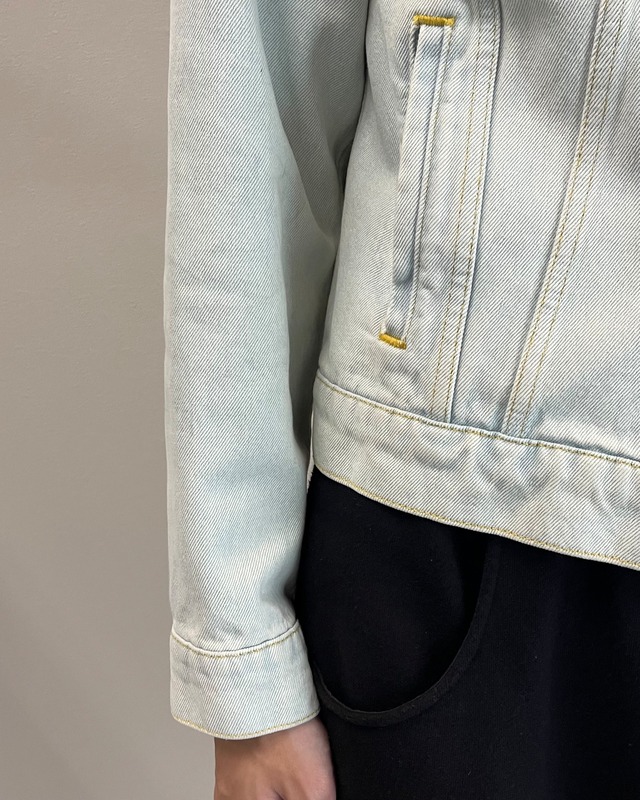 【2017/AW BALENCIAGA】deformed collar denim jacket