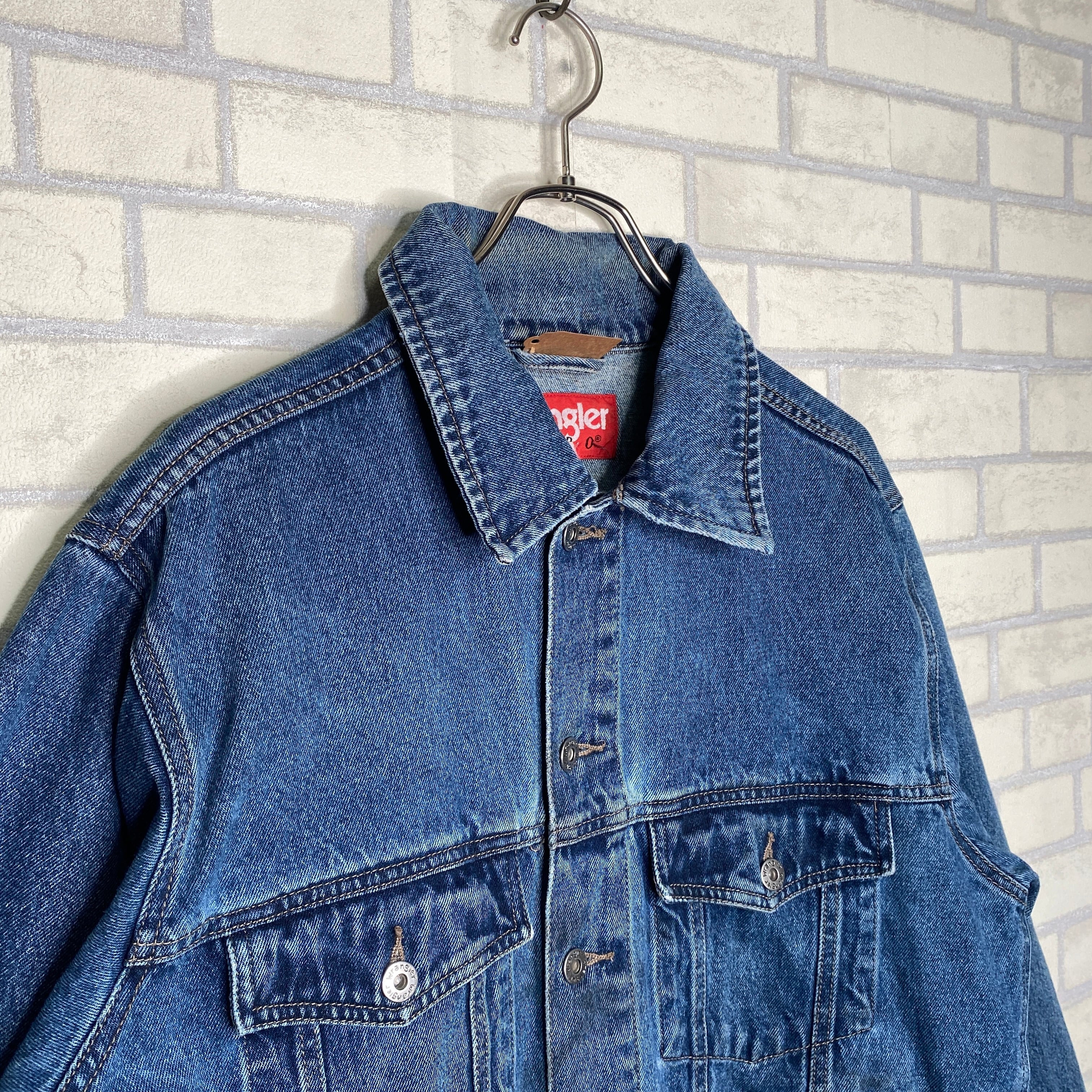 Wrangler HERO デニムジャケット L インディゴブルー ポケット付き 