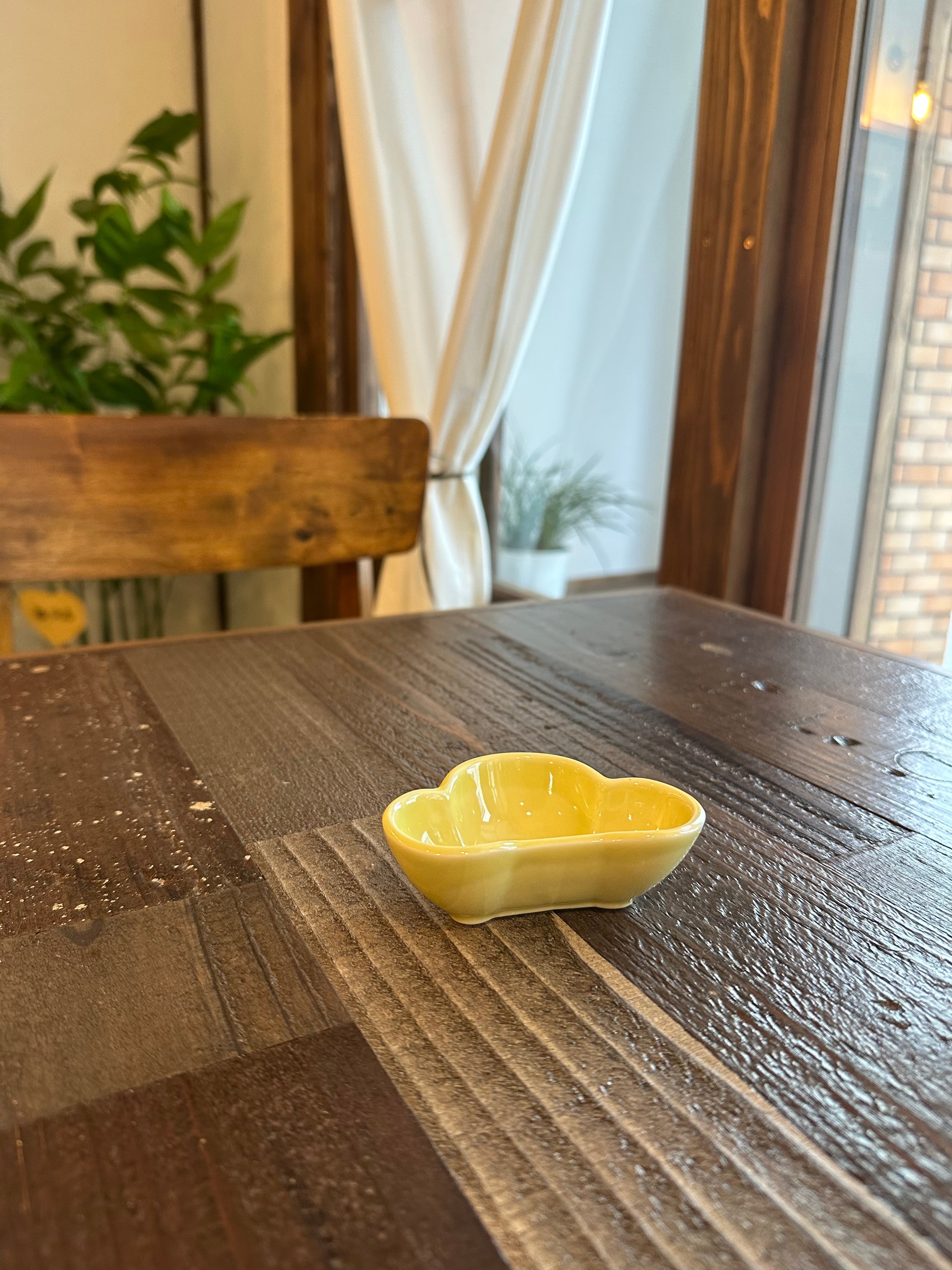 松形珍味 黄色 豆鉢 | 陶器屋カフェつむぎ produced by 松屋陶器