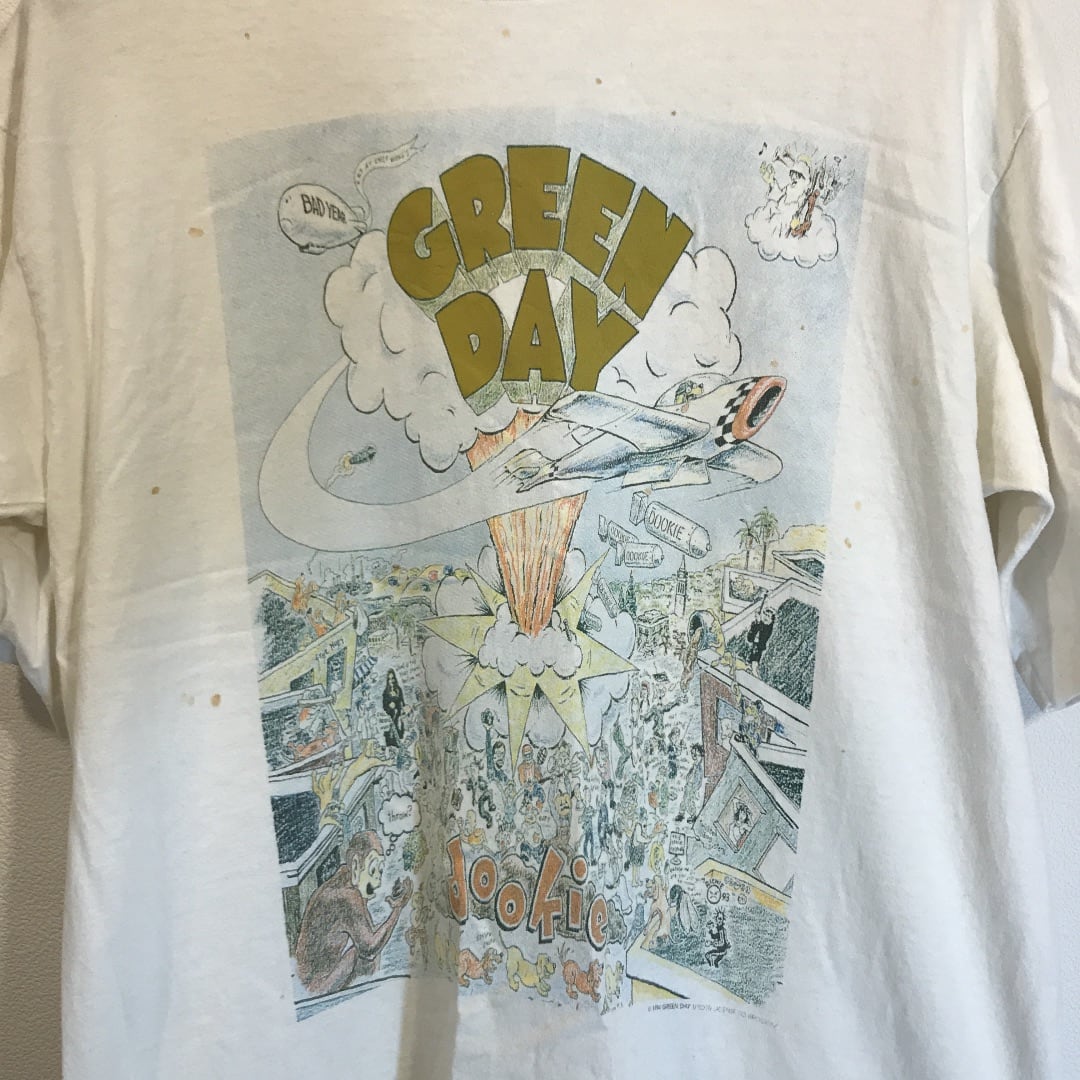 90s Green Day Tシャツ BROCKUM VINTAGE USA製 90s ヴィンテージ GREEN DAY グリーンデイ Tシャツ XL BROCKUM