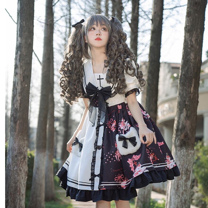 SEASONZ ロリータ ロリータワンピ アイドル ストロベリー ベア くま