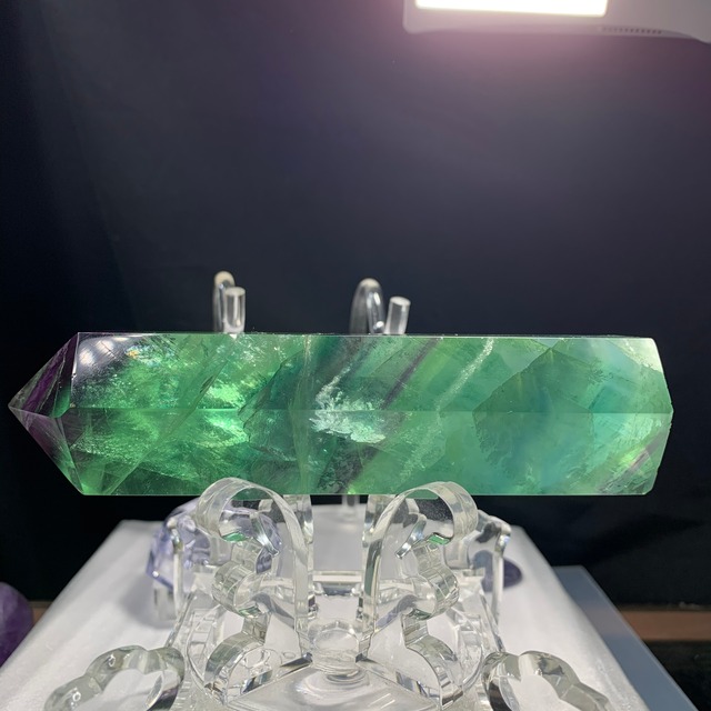 95ポイント　透明度高め☆グリーンフローライト