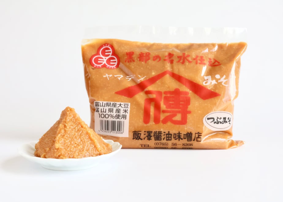 純正米麹みそ】名水味噌（つぶ）1kg×3個入り | 飯澤醤油味噌店