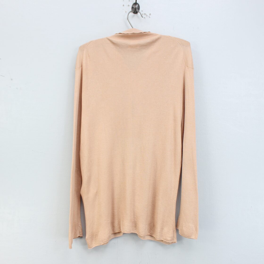HERMES SILK BREND LONG SLEEVE SHIRT MADE IN ITALY/エルメスシルク混 