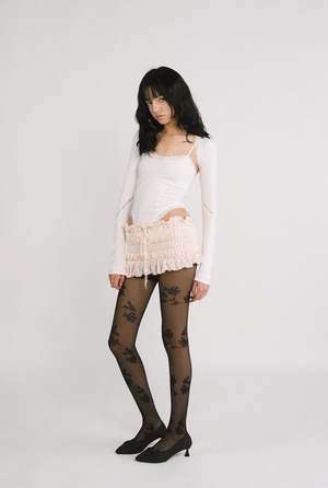 [threetimes] Evelyn bolero (ivory) 正規品 韓国ブランド 韓国通販 韓国代行 韓国ファッション スリータイムズ three times 日本 店舗