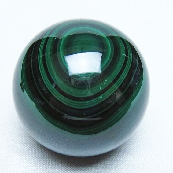 マラカイト 丸玉 42mm スフィア 置物 一点物 141-8305 | 天然石