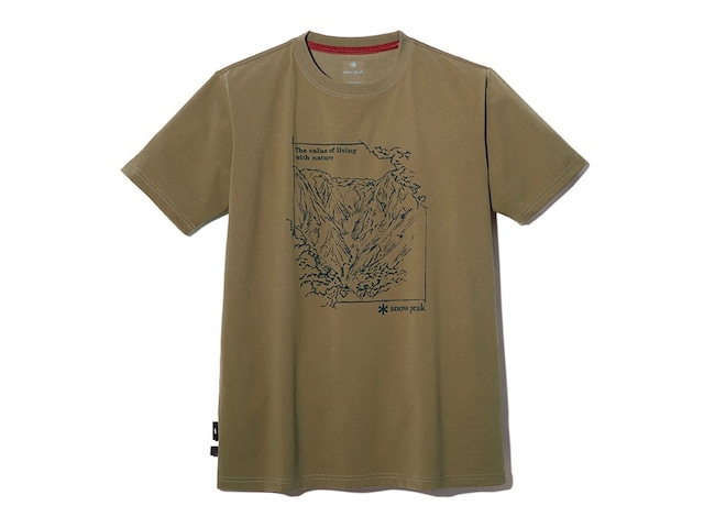 snow peak × TONEDTROUT Graphic T-shirt Mt.Tanigawa Pro