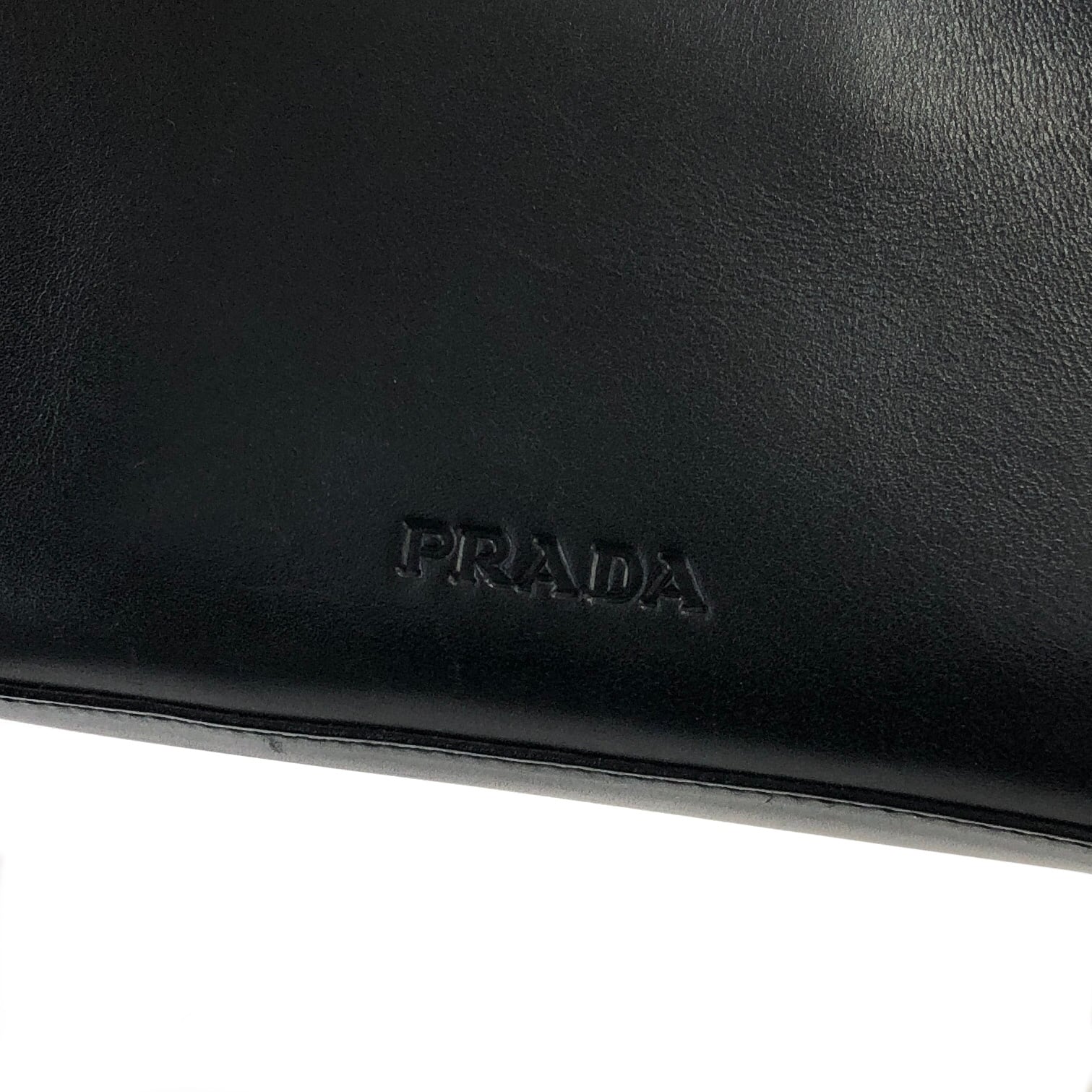PRADA プラダ アシンメトリー レザー ホーボーバッグ ミニバッグ