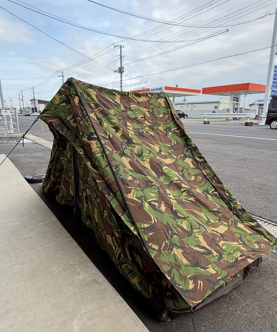 軍幕 ダッチアーミーテント DPMカモ オランダ軍 | ヴィンテージ