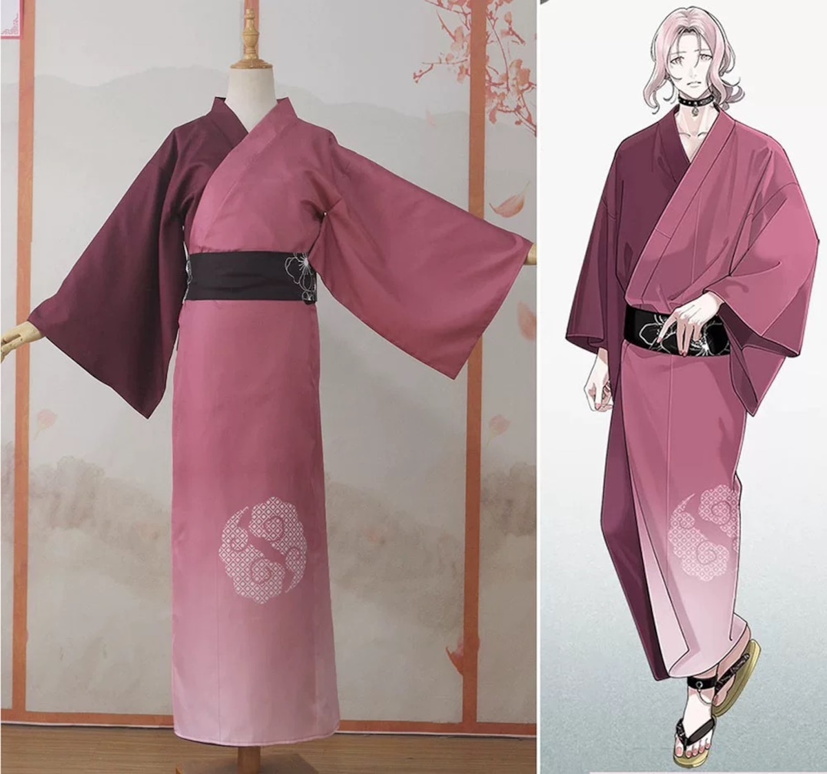 刀剣乱舞】村雲江 軽装 コスプレ 衣装 高品質 浴衣 着物 和服 和装 