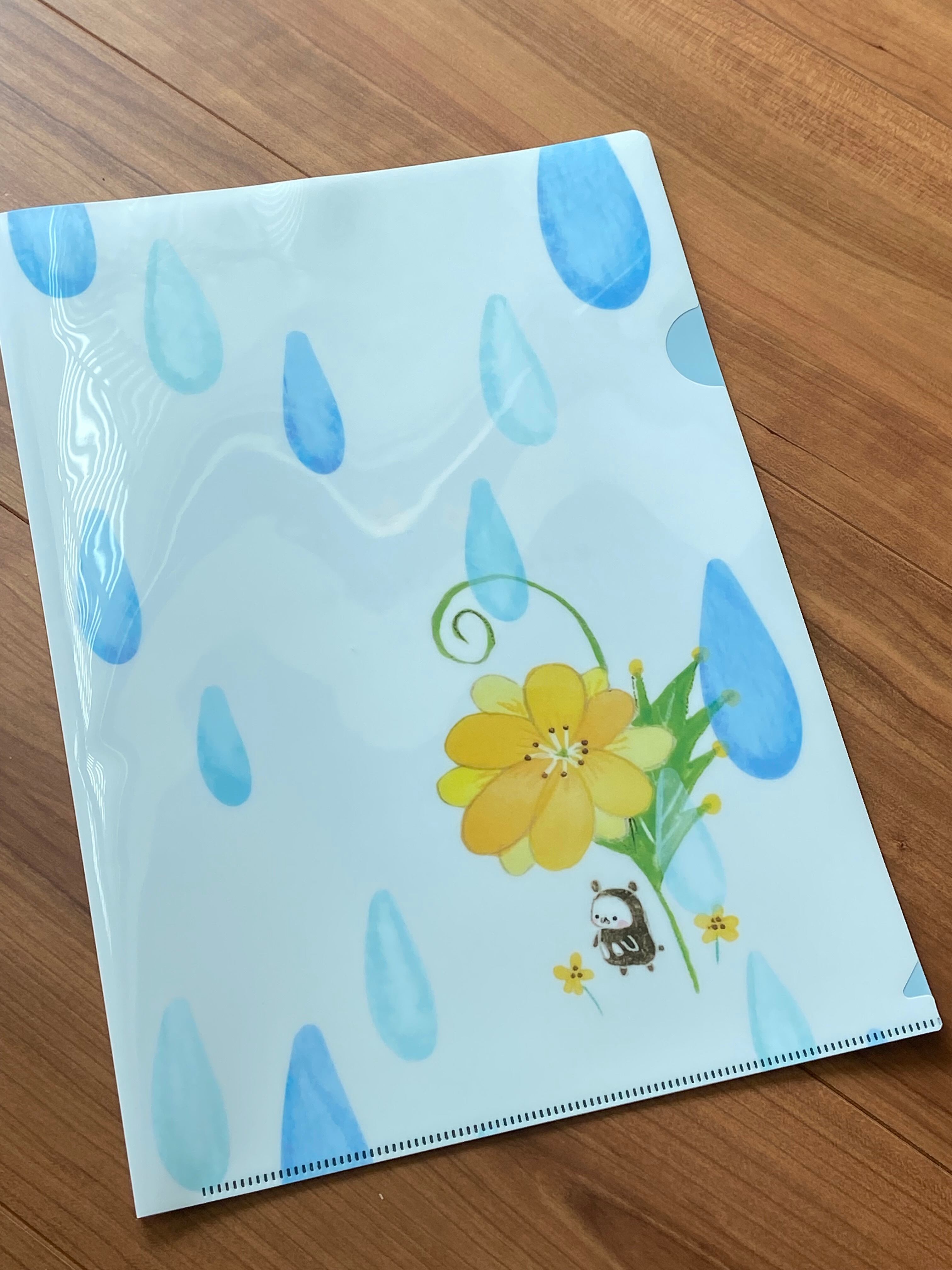 6192 友風子✕青空個展 　Ａ−４クリアファイル 雨があがったら。』クリアファイル | ちゃこまぱん