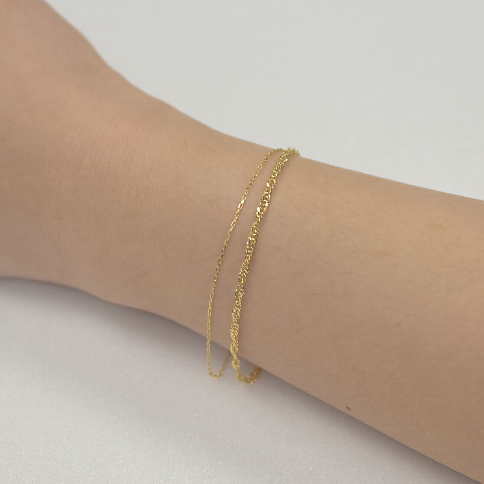 18K 2連ブレスレット | Luxe Laurel Official Shop