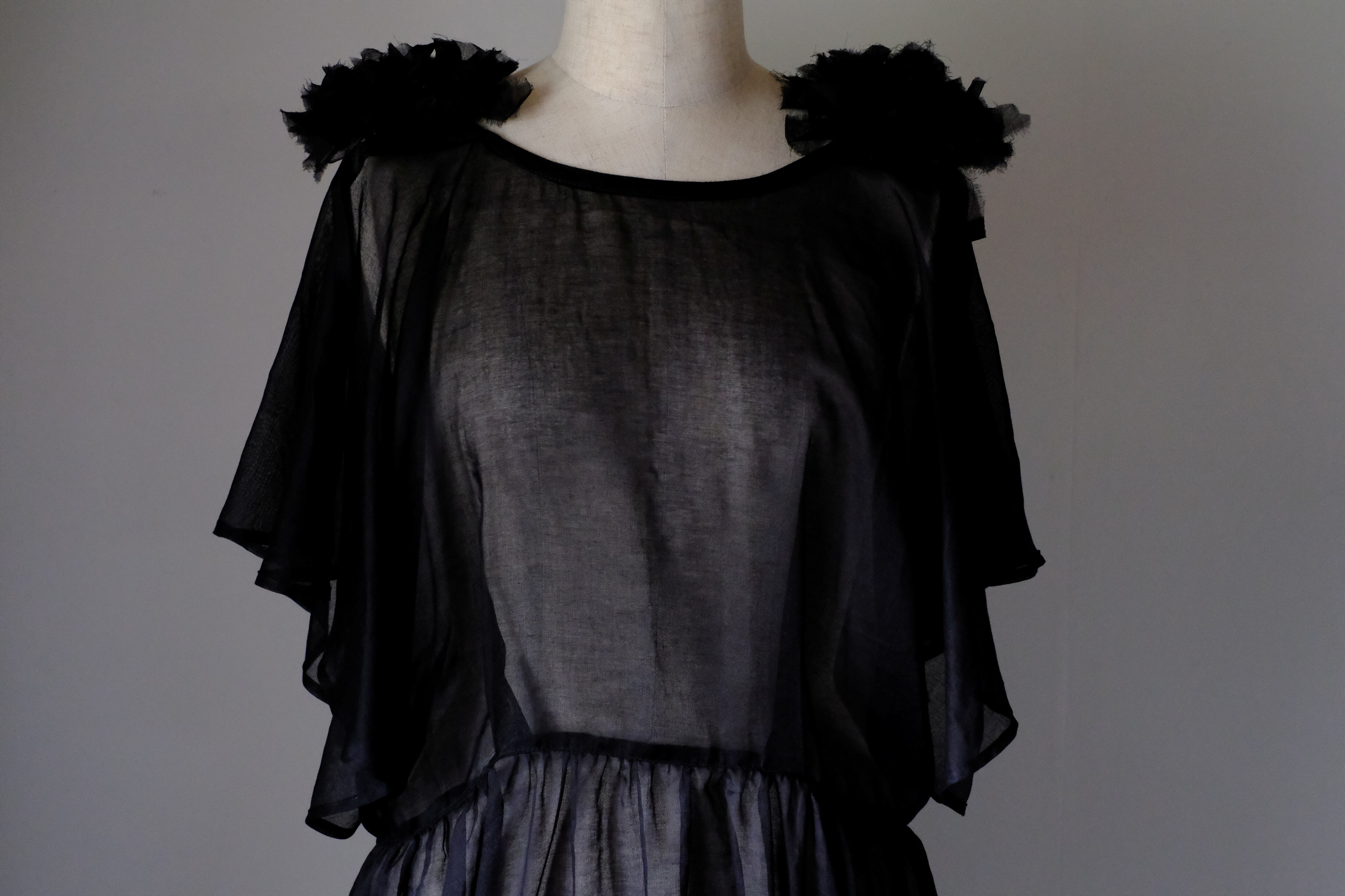 シアーワンピース cl-132(ブラック)