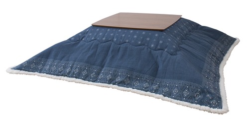 薄掛けコタツ布団 正方形 こたつ布団 うす掛け こたつ掛け布団 上掛け インテリア ファブリック