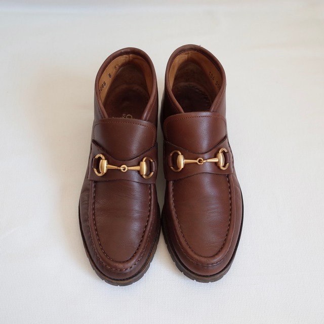 Gucci bit moccasin boot "leather"