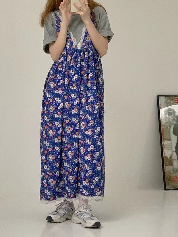 花柄タンクワンピース  AJ22008-915