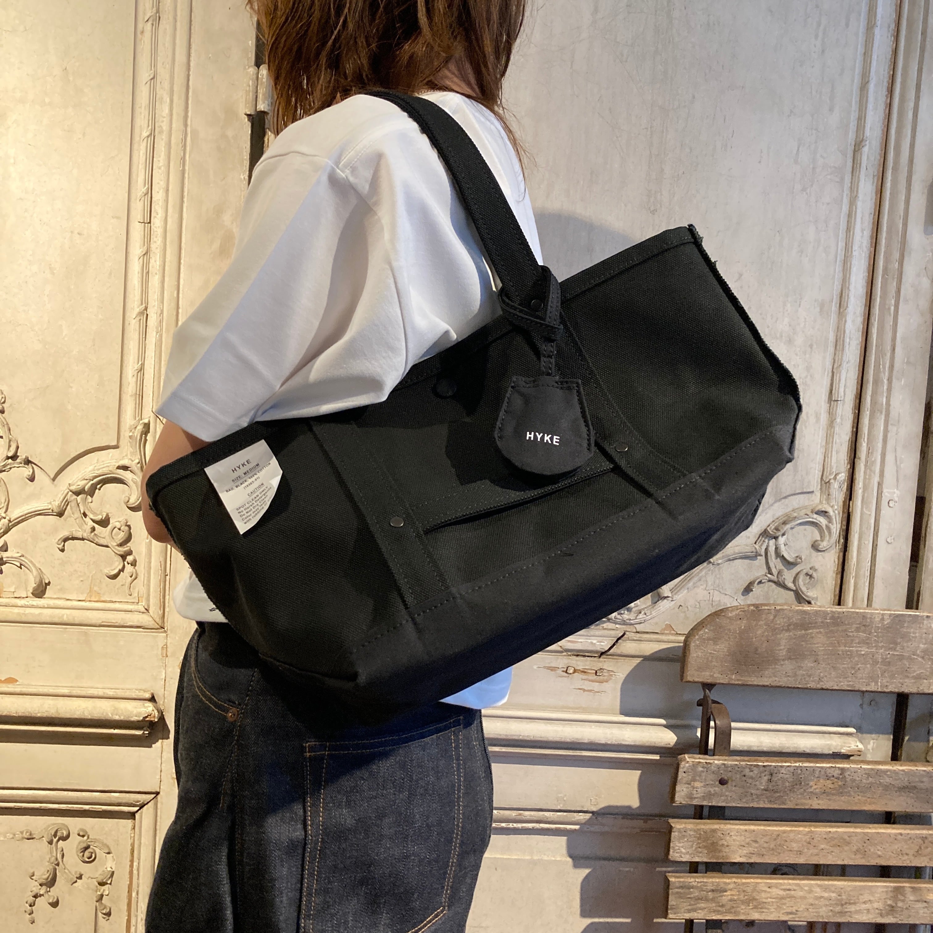 HYKE【ハイク】TOTE BAG (MEDIUM) (19363) | glamour online