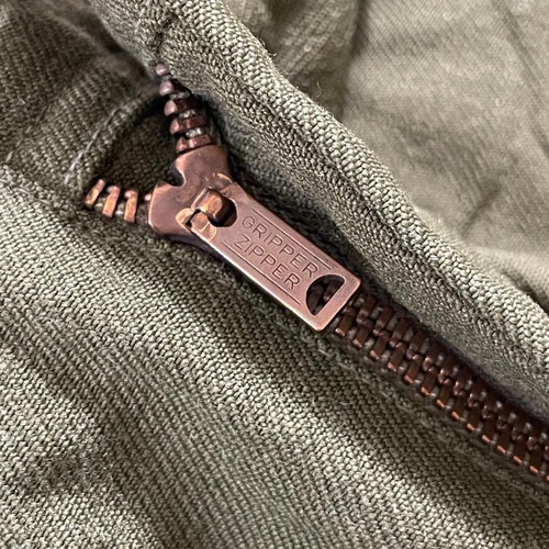 50s アメリカ軍 実物 M51 ウールパンツ gripper zipper 詳細写真5