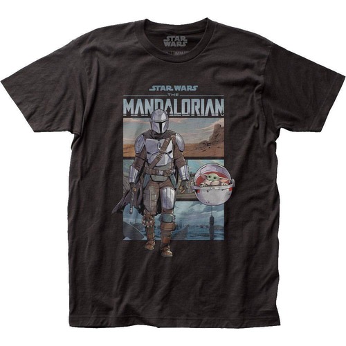 スター・ウォーズ Tシャツ Star Wars The Mandalorian Mando Traveling T-Shirt