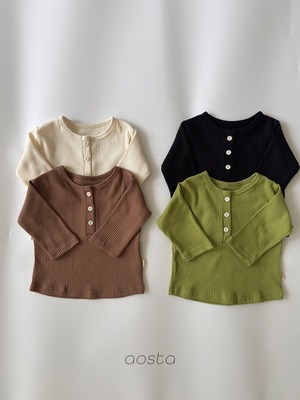 【ﾉﾍﾞﾙﾃｨ＆送料無料】Butter Button T / aosta