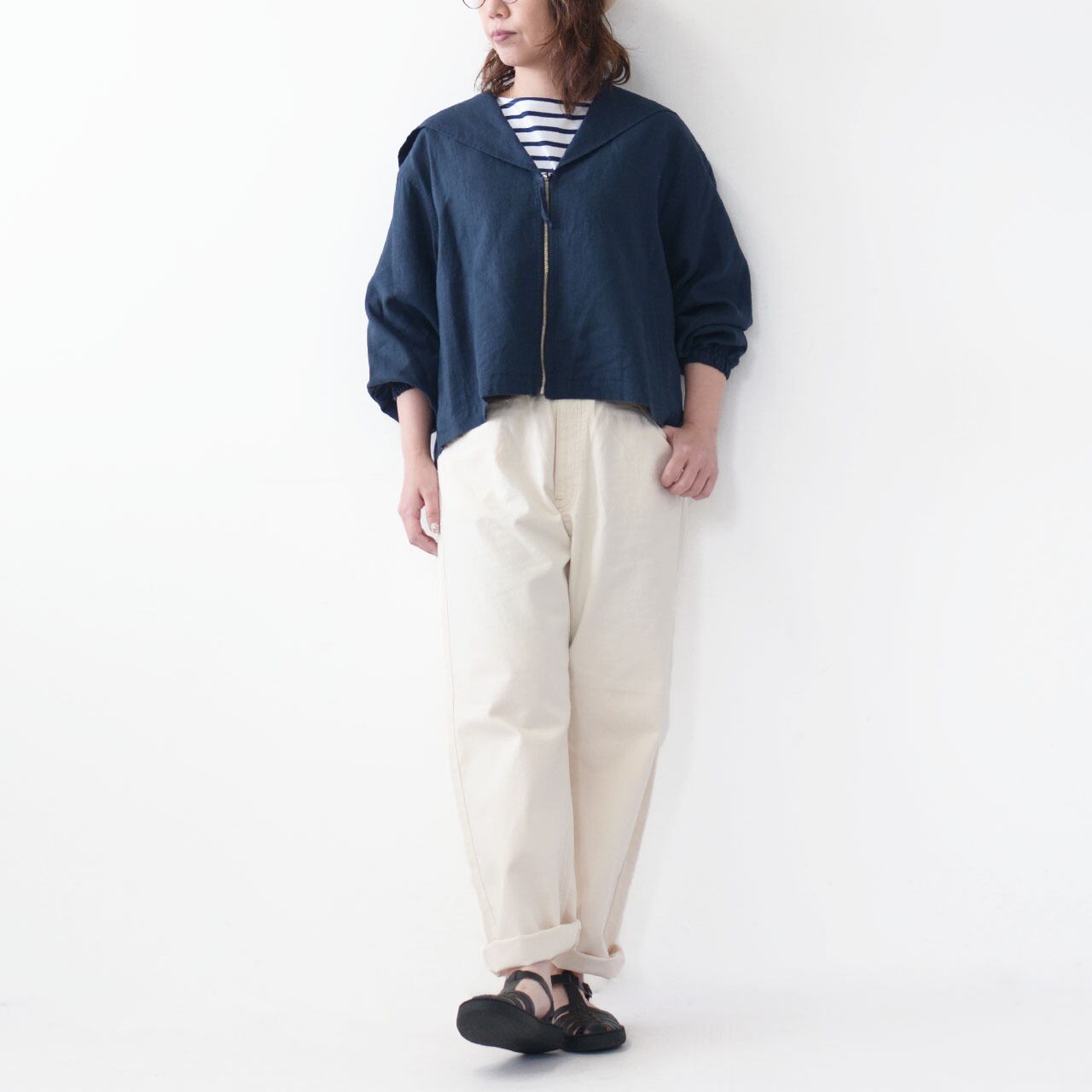 ORCIVAL セーラーリネンジャケット 【公式通販】