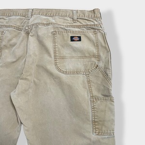 【Dickies】ペインターパンツ ダック ワークパンツ ビッグサイズ ディッキーズ ベージュ US古着