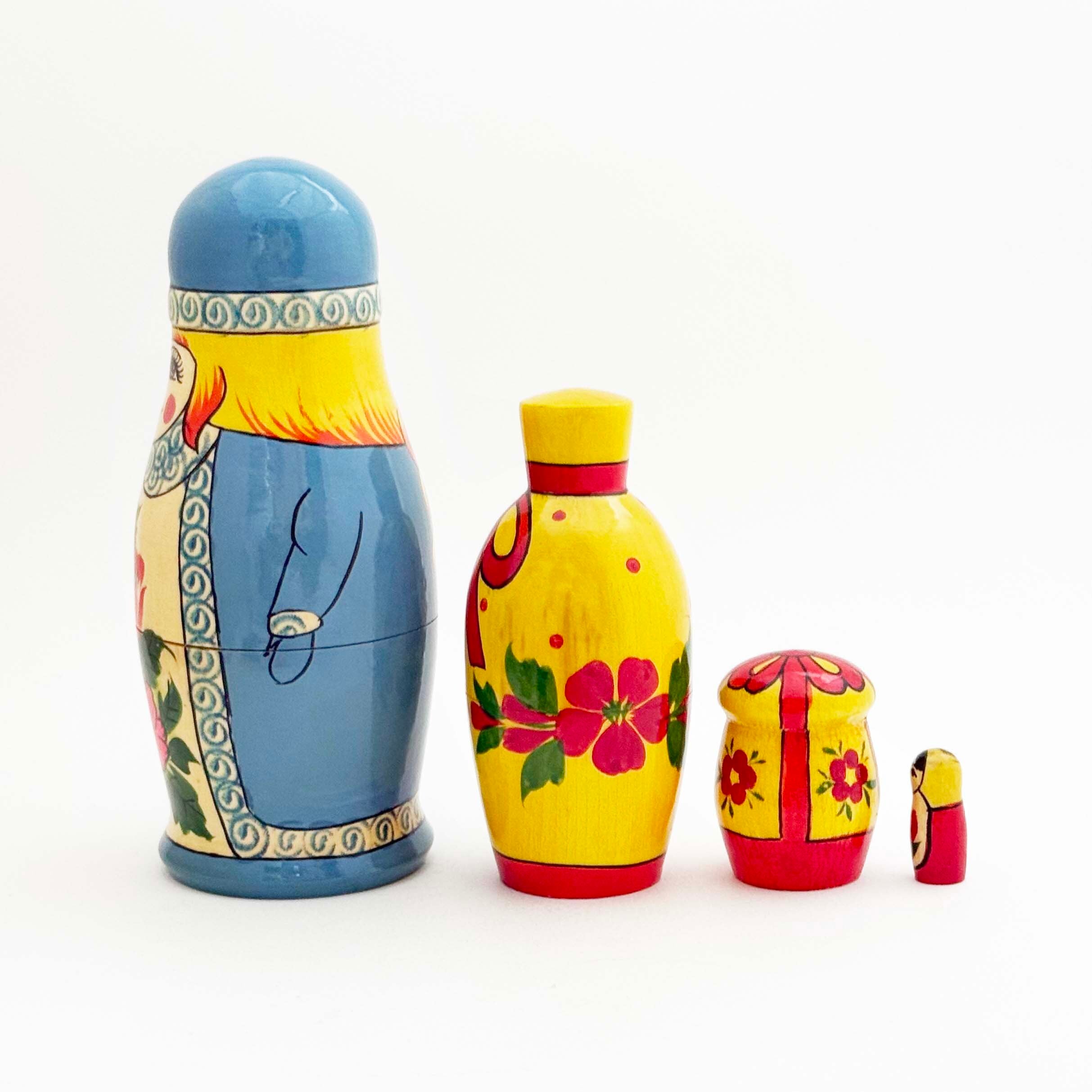 雪娘マトリョーシカ（セミョーノフ産/4個組）