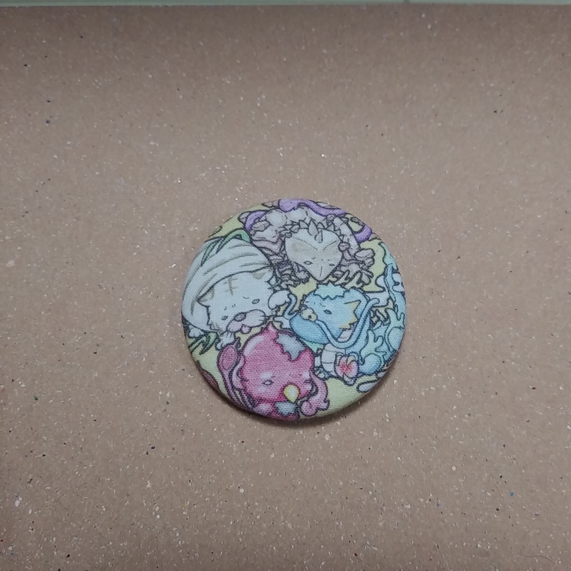 手作り缶バッジ04【四神SD】 | 葦 ILLUSTRATION BASE