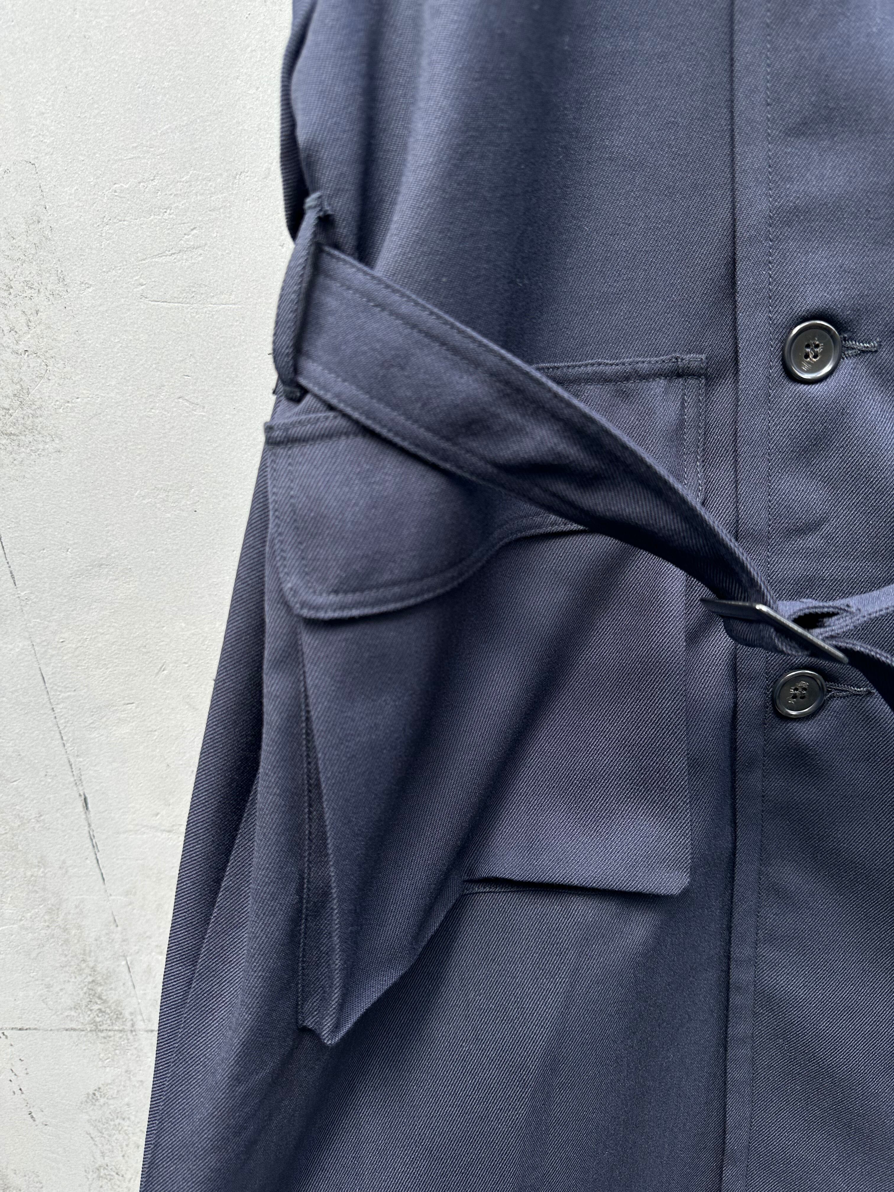 『VOAAOV』BISHU WOOL ONI SURGE Trench Coat / NAVY | SUKIKIRAI powered by BASE