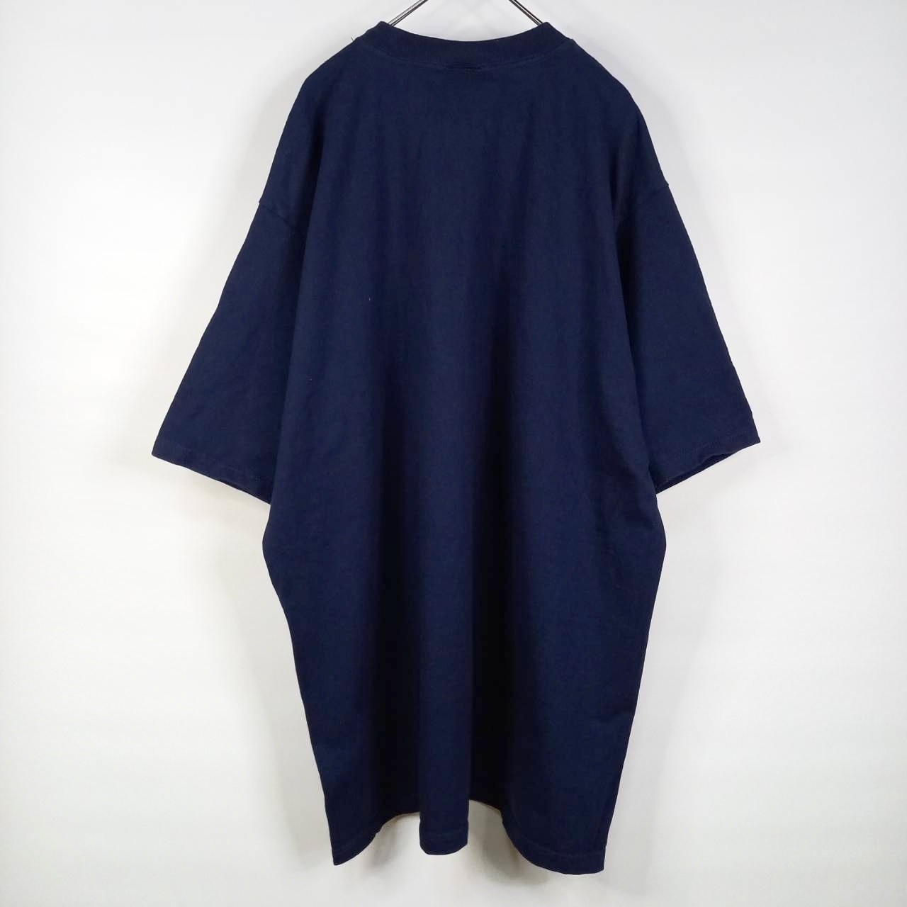 90s　アメリカ製　マジェスティック　MLB　プリント　Tシャツ　半袖　紺　XL