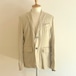 Stretch Linen Tailored Jacket　Beige